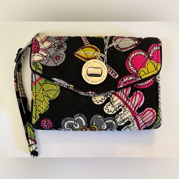 Vera Bradley wristlet Wallet with detachable strap - Picture 1 of 7